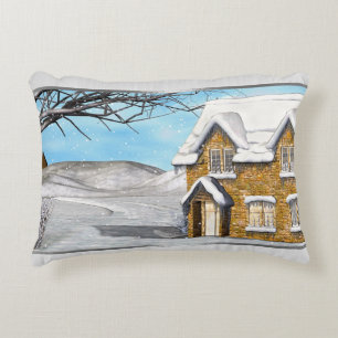 Coussins Décoratifs Winter Wonderland 2 Folk Art