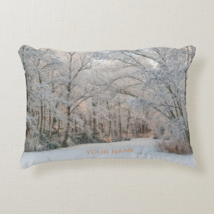Coussins Décoratifs Winter Wonderland Paysage Photo