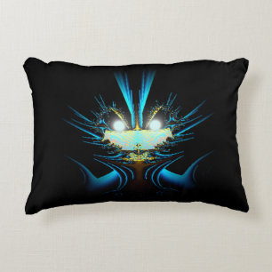 Coussins Décoratifs Yeux lumineux bleu brillant Créature