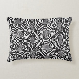 Coussins Décoratifs Zebra Abstrait B&W Sherpa Blanket