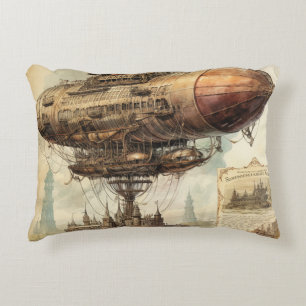Coussins Décoratifs Zeppelin Steampunk vintage (10)