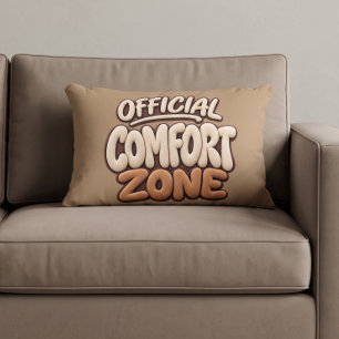 Coussins Décoratifs Zone de confort officiel drôle