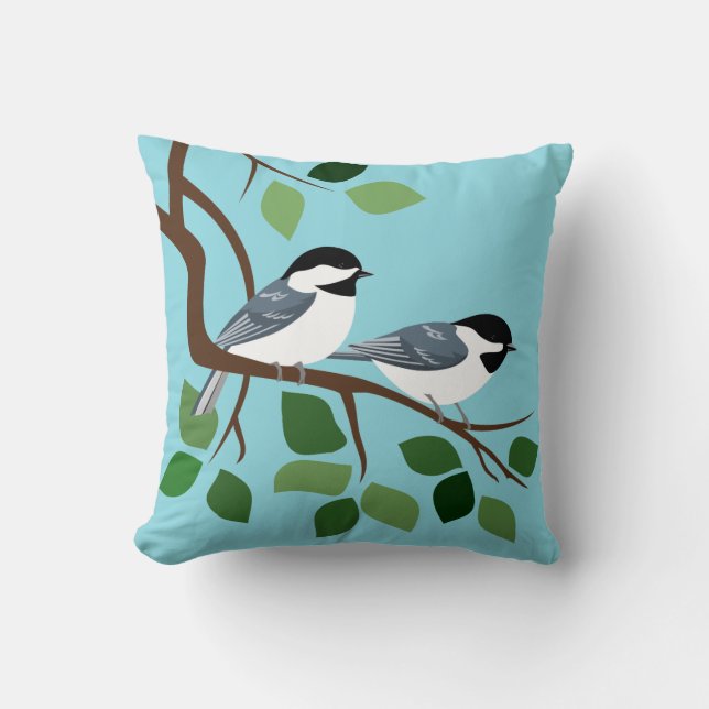 Coussins d'oiseau de Chickadee (Recto)