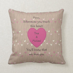 Coussins du contact de la mère personnalisée