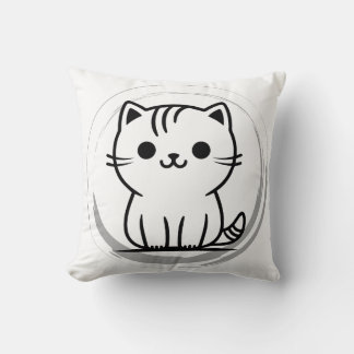 Coussins en design de chat