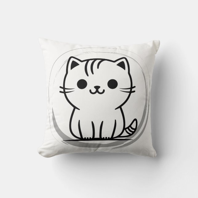 Coussins en design de chat (Recto)