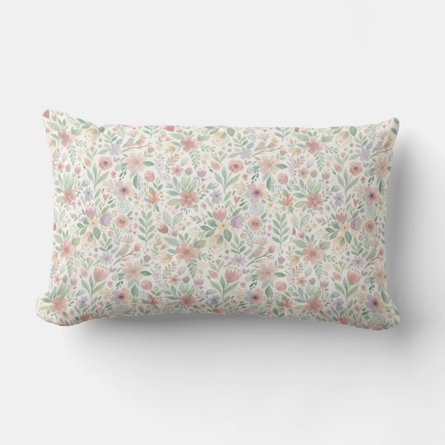Coussins et Poufs Fleur Pastel (Recto)