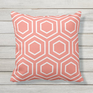 Coussins extérieurs de motif géométrique de cor