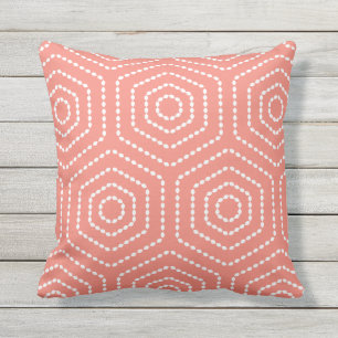 Coussins extérieurs de motif géométrique de cor