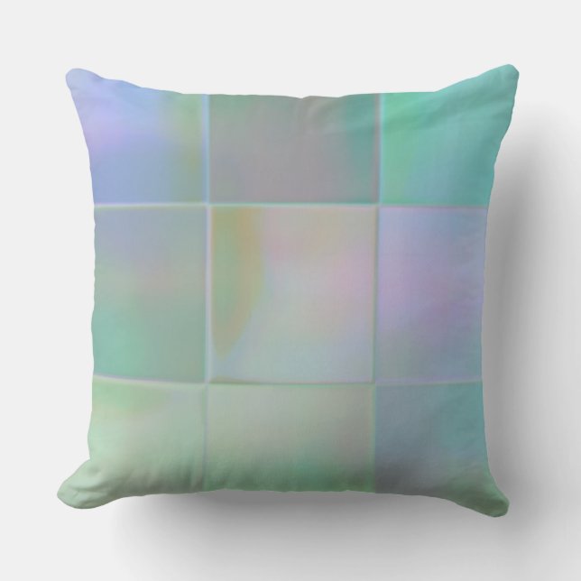 Coussins faits sur commande uniques en pastel mous (Recto)