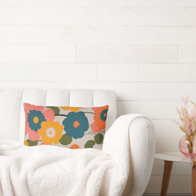 Coussins floraux décoratifs accent dans le minima  (Canapé)