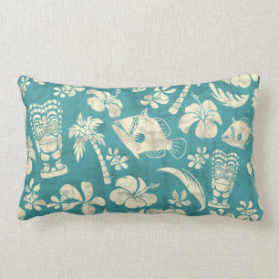 Coussins hawaïens de Lumbar de batik de plage de