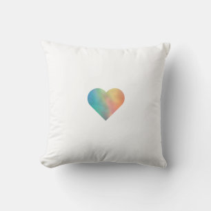 Coussins jetables à coeur blanc Simpl