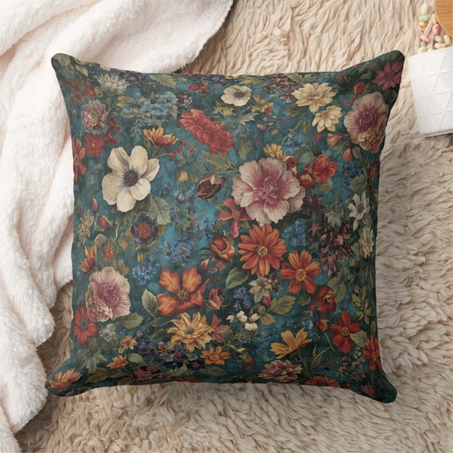 Coussins jetables à motif floral (Couverture)