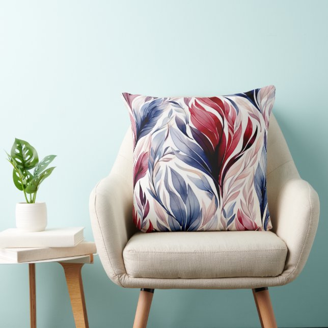 Coussins jetables bleus et bordeaux à thème (Chaise)