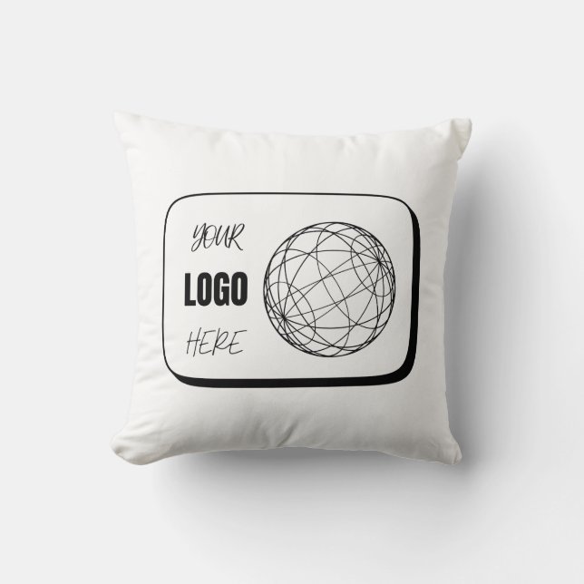 Coussins Jetables Votre Logo Ici (Recto)