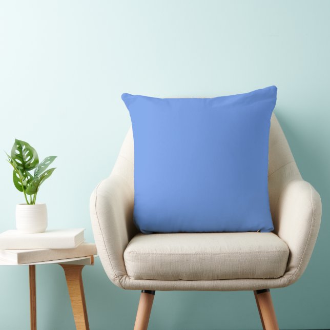 Coussins jetés bleu barbeau (Chaise)