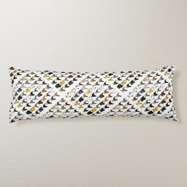 Coussins Longs 49 poules de poulet (Dos)