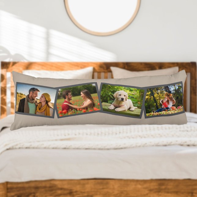 Coussins Longs 4 Collage de photos Champignons neutres personnali (Créateur téléchargé)