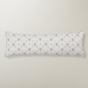 Coussins Longs Abeille en ivoire miel français campagne vintage r