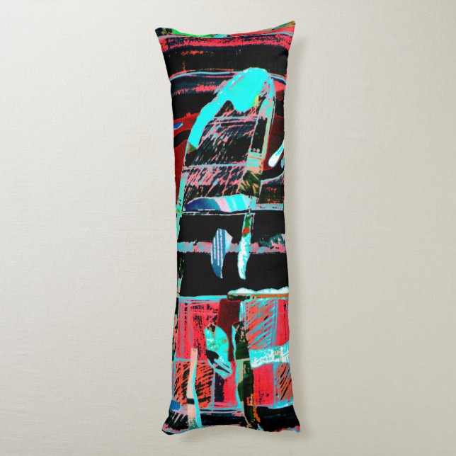 Coussins Longs Abstract Freedom – Custom Brushed Polyester Body P (Dos (Vertical))