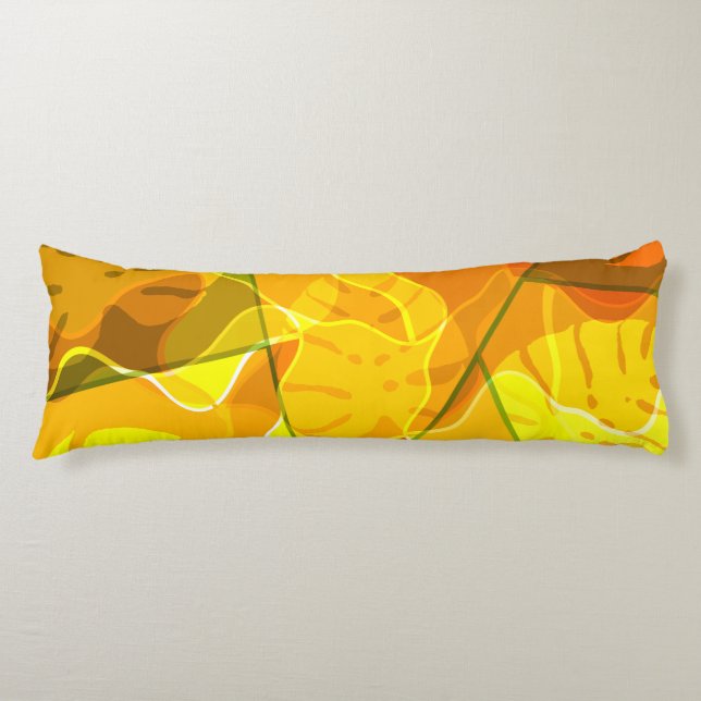 COUSSINS LONGS ABSTRACT TROPICAL LEAVES  (Devant)