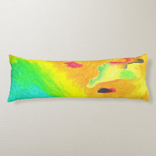 Coussins Longs Abstrait thermique par AnyaC