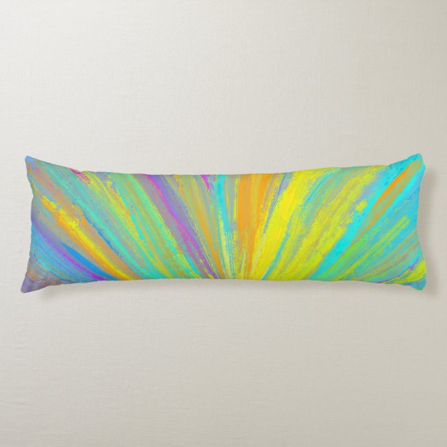 Coussins Longs Abstrait Tropical Summer Fun (Devant)