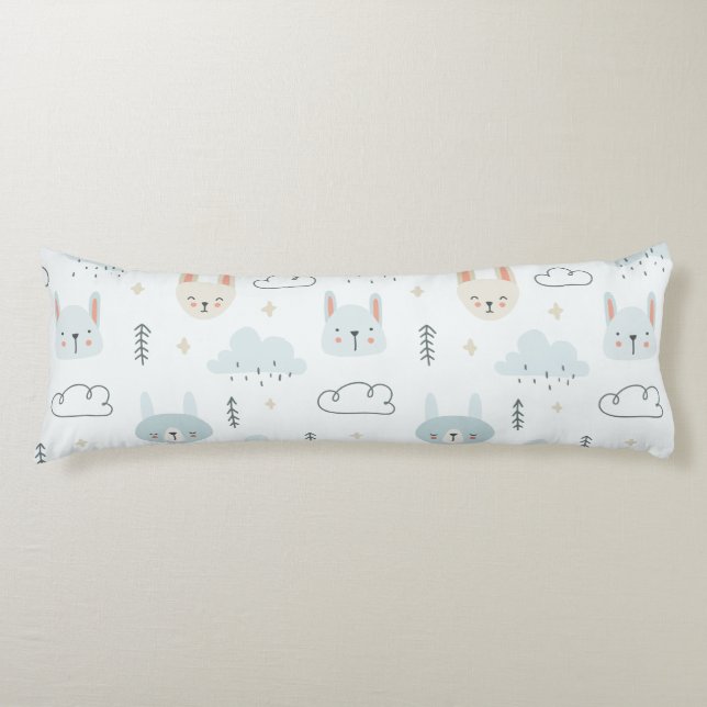 Coussins Longs Adorable poupée pastel enfants motifs (Devant)