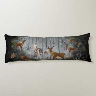 Coussins Longs Adorable Rindeer La Nuit