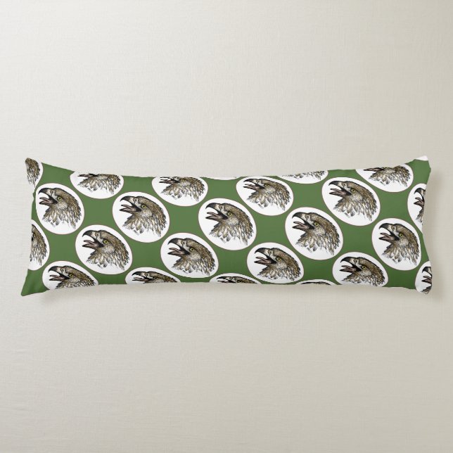 Coussins Longs Aigle Criant (Devant)
