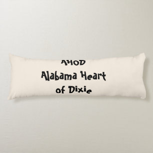 Coussins Longs Alabama Heart of Dixie