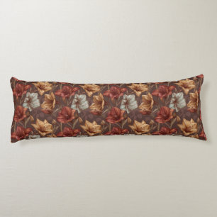 Coussins Longs Amaryllis Texture Décoration Maison Floral Wedge