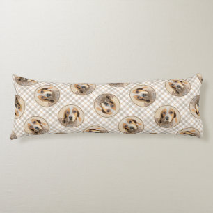 Coussins Longs American Anglais Conhound Redtick Peinture Chien