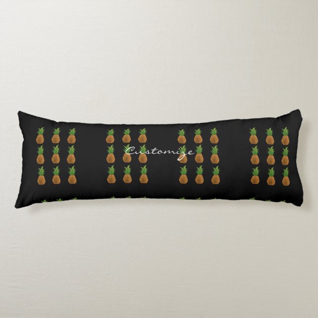 Coussins Longs Ananas Thunder_Cove (Devant)