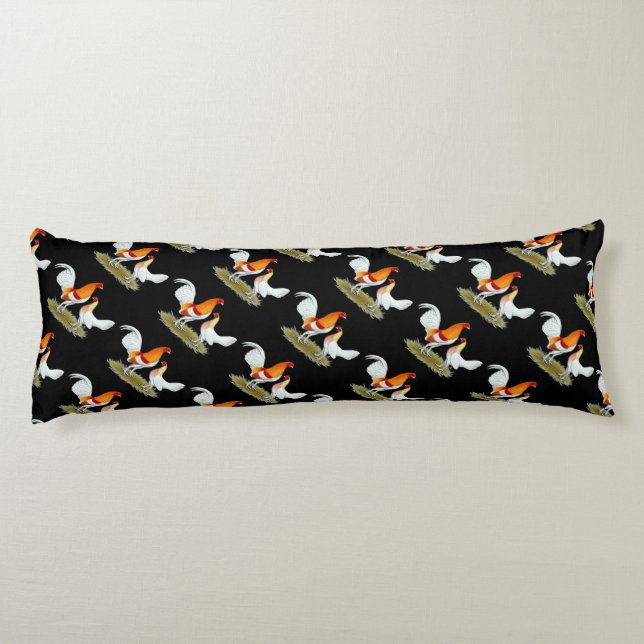 Coussins Longs Ancien jeu anglais Bantam : Red Pyle (Dos)