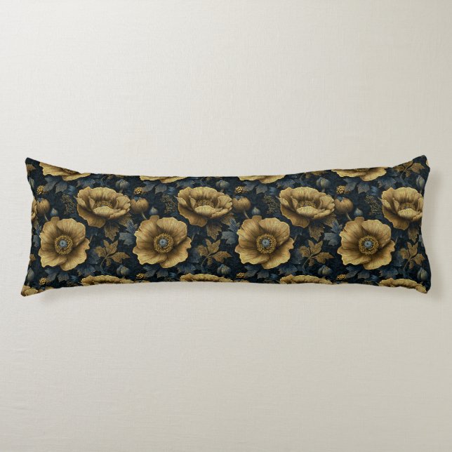 Coussins Longs Anémones Fleur Intérieurs Chauds Grossesse Romanti (Devant)