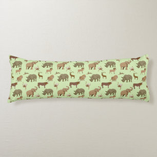 Coussins Longs Animaux sauvages