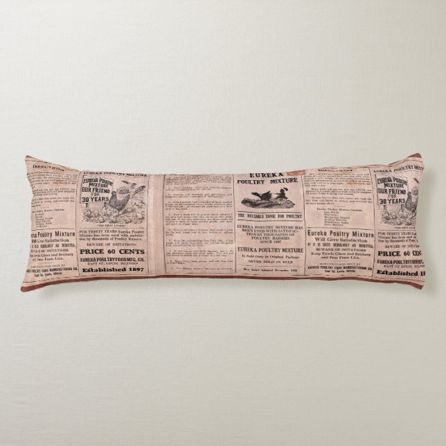 Coussins Longs Antique Canister Feed (Devant)