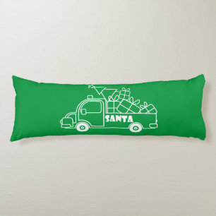 Coussins Longs Aperçu camion de Noël Père Noël vue côté voiture