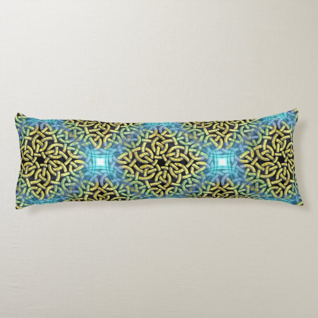 Coussins Longs Aqua Background de Victorian Golden (Dos)