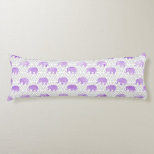 Coussins Longs Aquarelle Elephant Shibori Primitive Chevron