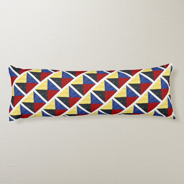 Coussins Longs Aquarelle Signal nautique Pavillon maritime (Dos)