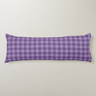 Coussins Longs Arrière - plan checkered violet