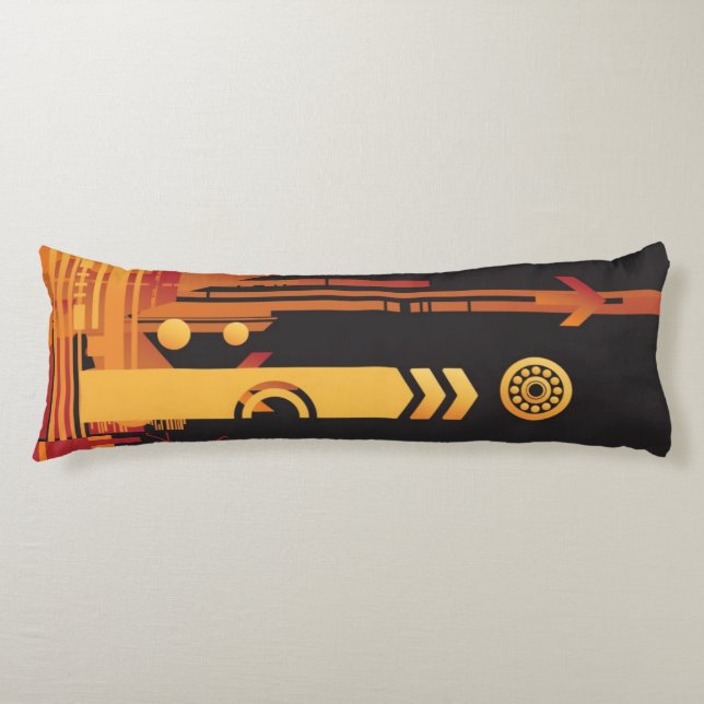 Coussins Longs Arrière - plan tramé technique 2 (Devant)