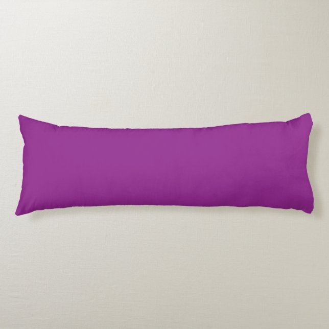 Coussins Longs arrière - plan violet avec bordure blanche (Devant)