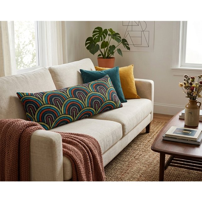 Coussins Longs Art Déco vintage (Créateur téléchargé)