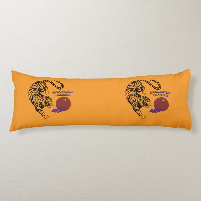 Coussins Longs Art graphique du tigre moderne (Devant)