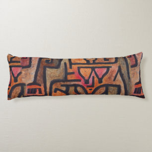 Coussins Longs Art Moderne Expressionniste Abstrait de Forêt de K