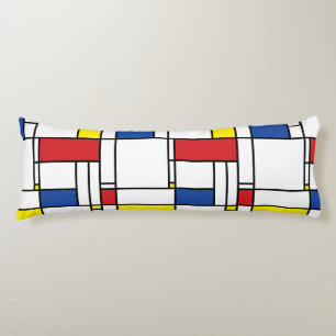 Coussins Longs Art Moderne Géométrique Minimaliste De Stijl Mondr